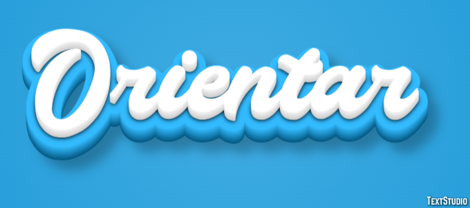 Orientar Efecto de Texto
