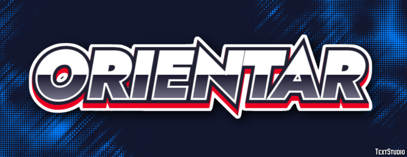Orientar Text Effect