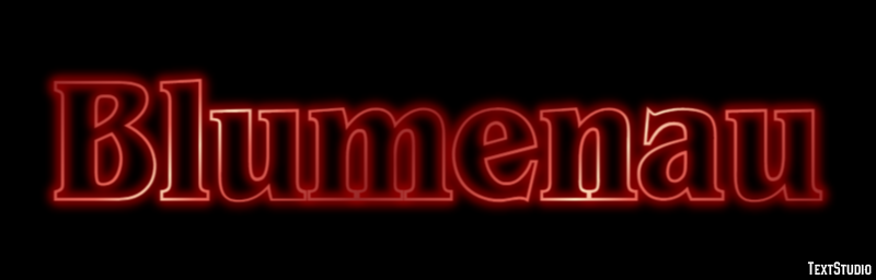 Blumenau Tekst Effect