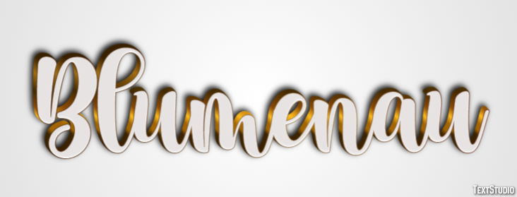 Blumenau Efecto de Texto