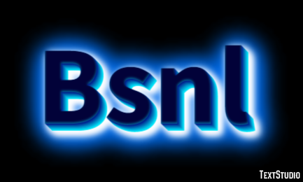 Bsnl Tekst Effect