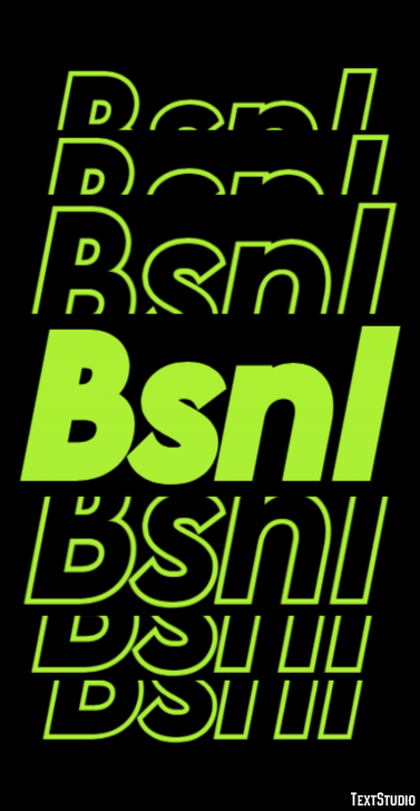 Bsnl Metin efekti