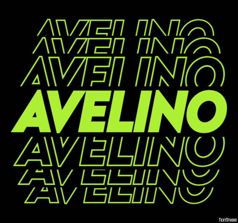 Avelino Efecto de Texto