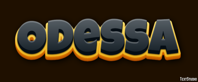 Odessa Texteffekt
