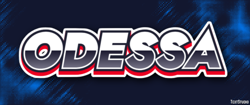 Odessa Texteffekt