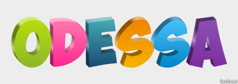 Odessa Efekt tekstowy
