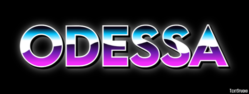 Odessa Texteffekt