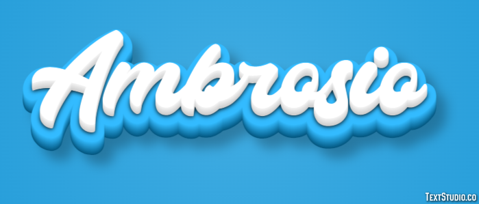 Ambrosio Efecto de texto