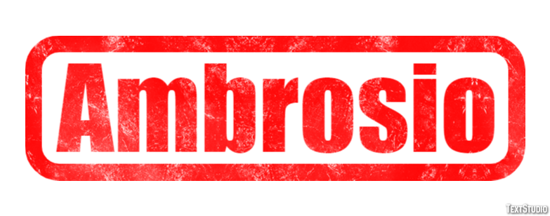 Ambrosio Efecto de texto
