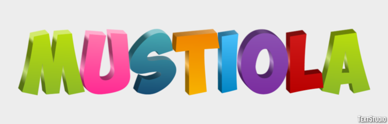 Mustiola Effetto testo