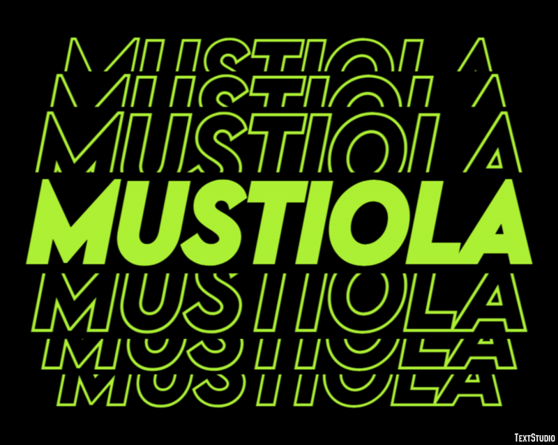 Mustiola Effetto testo