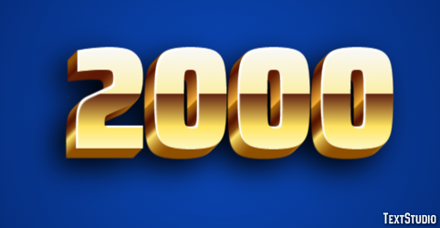 2000 Text Effect
