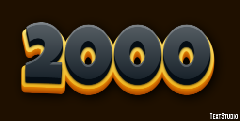 2000 Text Effect