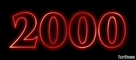 2000 Text Effect