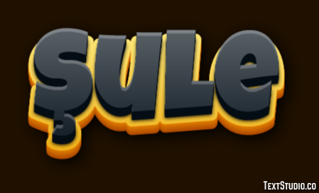 Şule Texteffekt