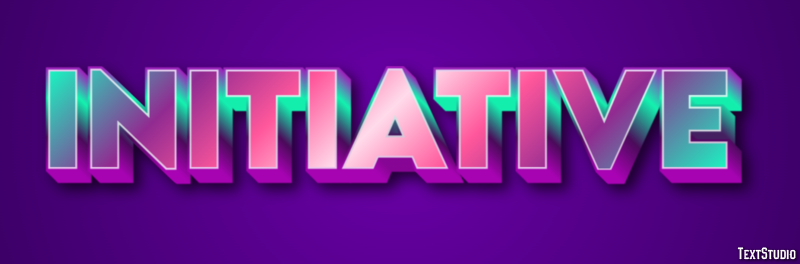 Initiative Text Effect