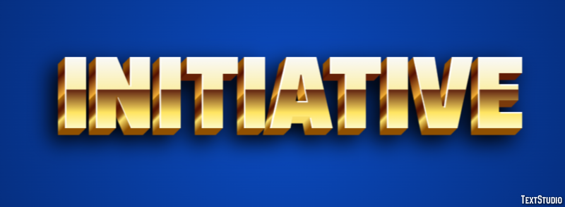 Initiative Efecto de Texto