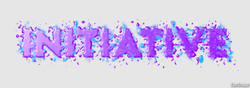 Initiative Text Effect
