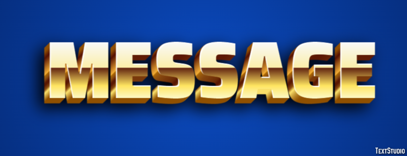 Message Text Effect