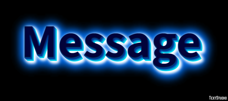 Message Text Effect