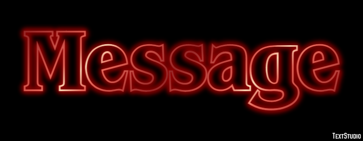 Message Text Effect