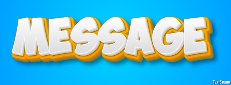 Message Text Effect