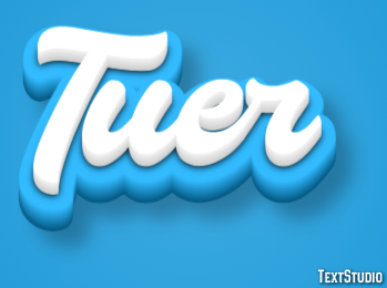 Tuer テキスト効果