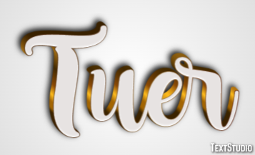 Tuer Efecto de Texto