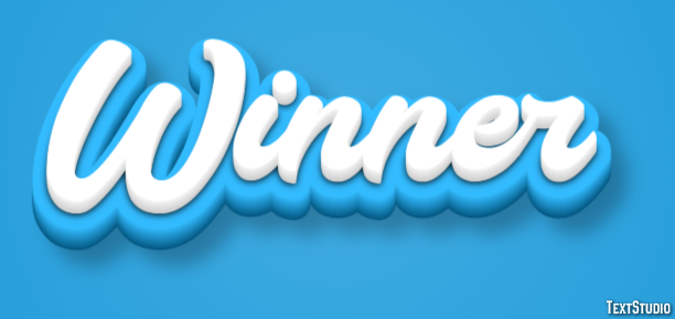 Winner Text Effect