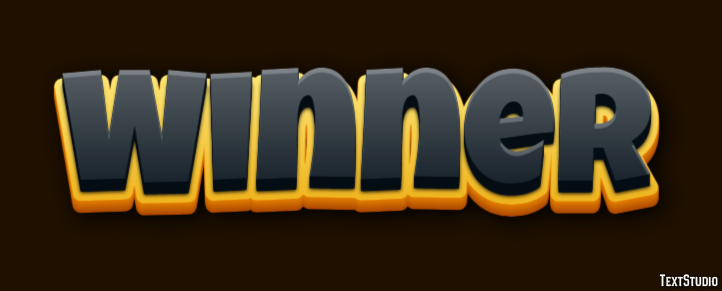 Winner Text Effect