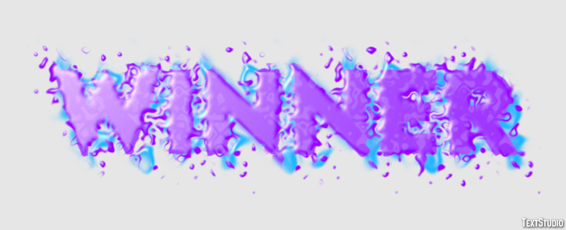 Winner Text Effect