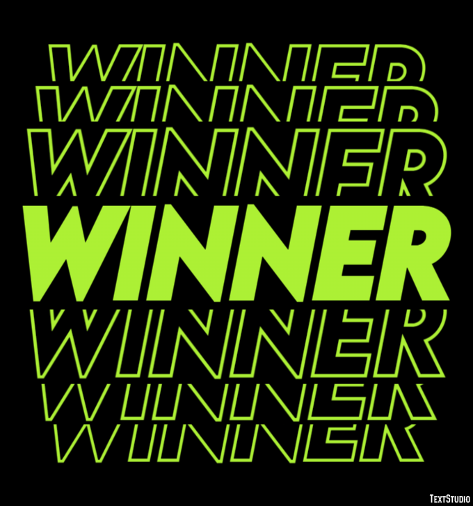 Winner Text Effect