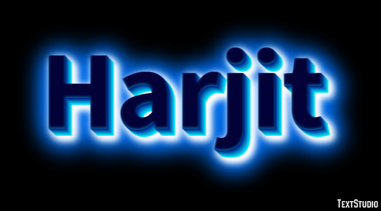 Harjit Text effect