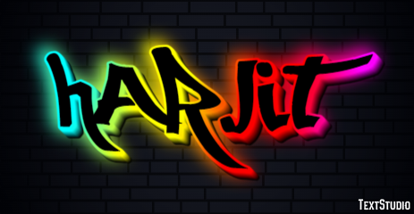 Harjit Text effect