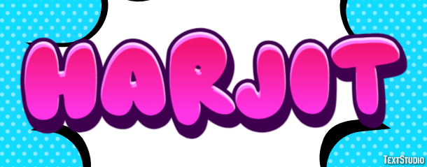 Harjit Text effect