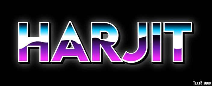Harjit Text effect
