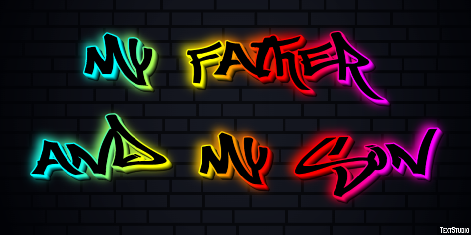 My Father and My Son Text effect