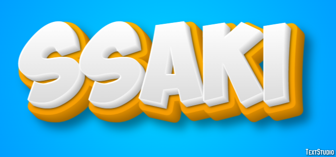 Ssaki Effet de texte
