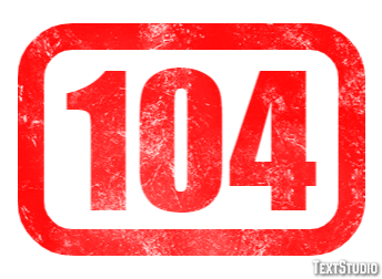 104 Metin Efekti