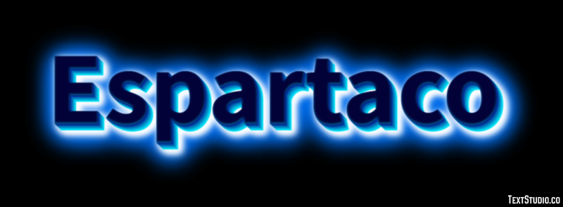 Espartaco Tekst Effect