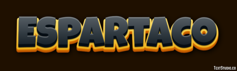 Espartaco Efecto de Texto