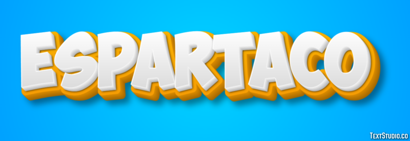 Espartaco Efecto de Texto