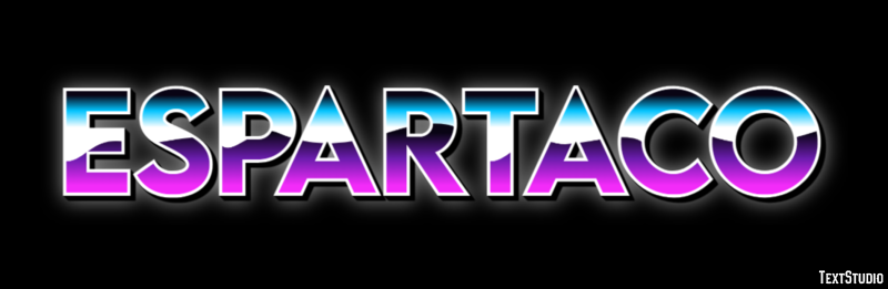 Espartaco Tekst Effect