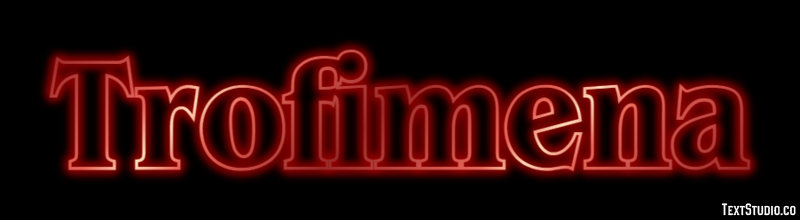 Trofimena Эффект текста