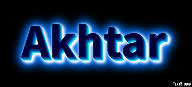 Akhtar Text Effect