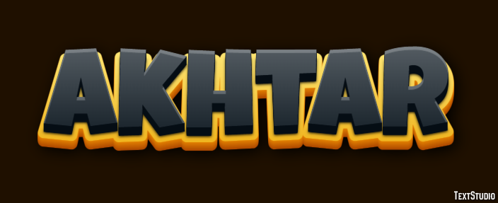 Akhtar Text Effect