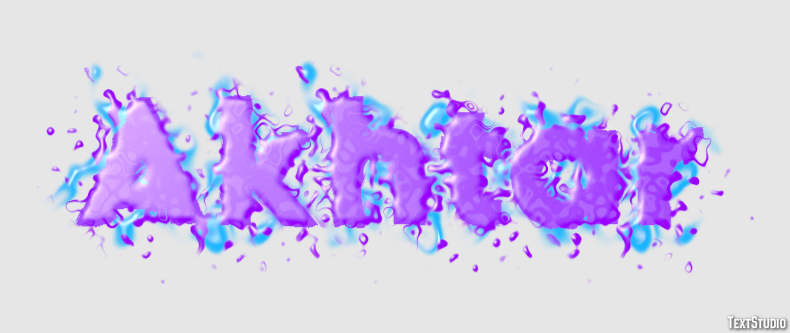 Akhtar Text Effect