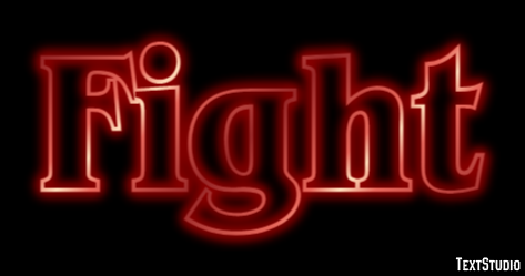 Fight テキスト効果