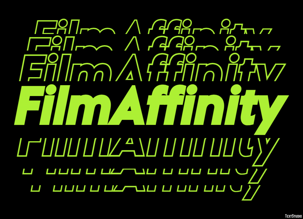 FilmAffinity Efecto de Texto