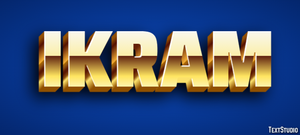 Ikram Text effect